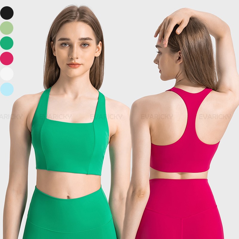 Fehér Croptop sportmelltartó